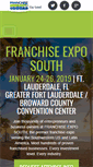 Mobile Screenshot of franchiseexposouth.com